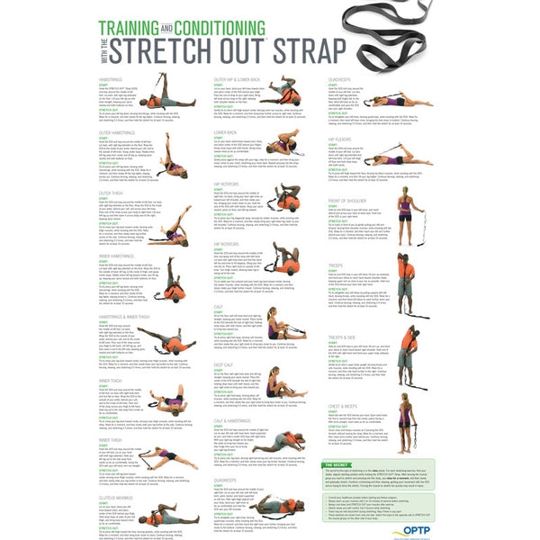 Stretch Out Strap® XL with Training & Conditioning Poster
