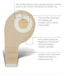 Esteem Drainable Pouch With Nvisiclose and Filter, Opaque, Small, 12in