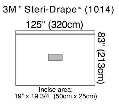 Bx/5 Drape Patient Isolation 320 x 213CM