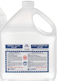 Alcohol Isopropyl 70%, Colourless, 4L