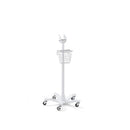 Mobile Stand with Cuff Storage Basket for Welch Allyn ProBP 2400
