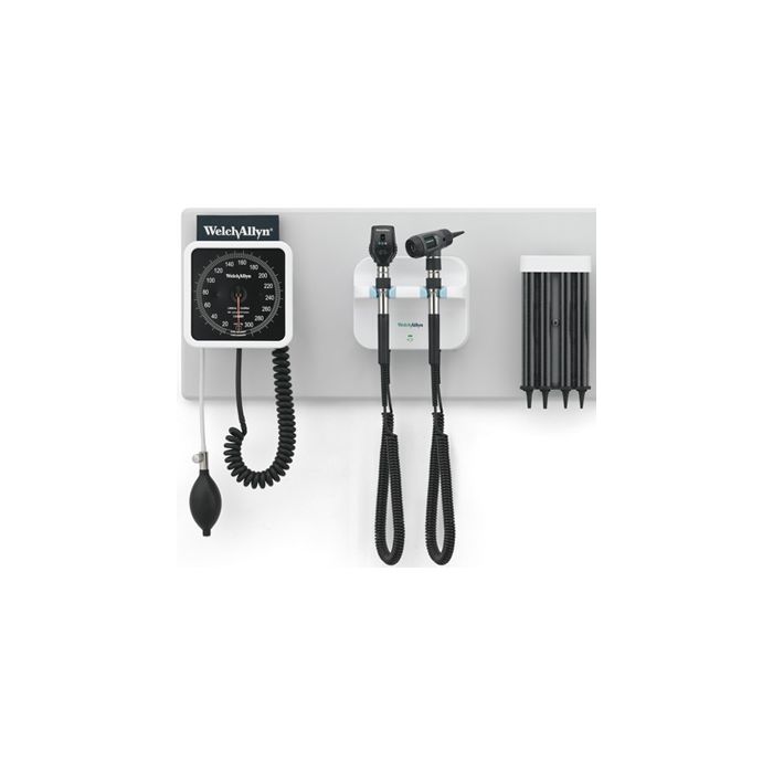 Panoptic System Welch Allyn Green Series 777 Integrated Diagnostic Wall System, With P