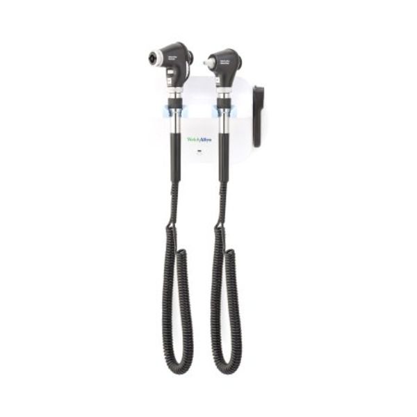 Welch Allyn Green Series 777 Integrated Diagnostic Wall System, With PanOptic Plus LED Ophthalmoscope, MacroView Plus LED Otoscope for iExaminer, with iExaminer SmartBracket Accessory
