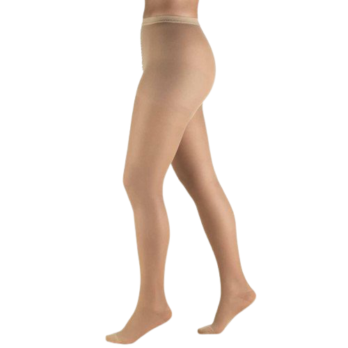 Pr/1 Truform Ladies' Sheer Lites 15-20Mmhg Closed-Toe Compression Pantyhose Nude Petite (90-135Lbs) 4' 11" - 5' 6"