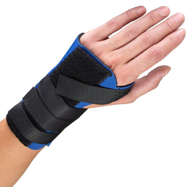 Ea/1 Champion Neoprene Maximum Cock-Up Wrist Splint Md (6 - 7 1/4") Left-Side W/ Two Removable Metal Splints