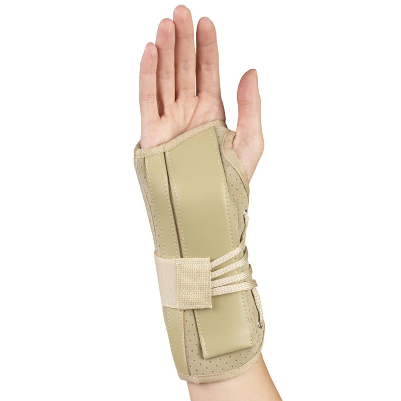 Ea/1 Otc Wrist Splint Cock-Up Maximum Support With Suede Finish Right X-Large (7.5-8.5") Latex-Free