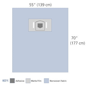 Bx/20 Drape Ophthalmic Sheet 62 x 107IN (Non-Returnable)