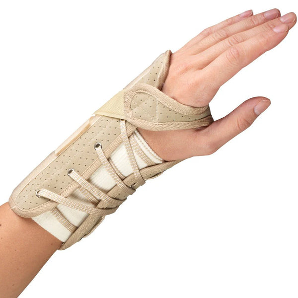 Ea/1 Otc Soft-Fit Maximum Cock-Up Wrist Splint Suede Finish Right Lg (6 1/2-7 1/2")