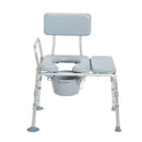 Combination Padded Transfer Bench/Commode