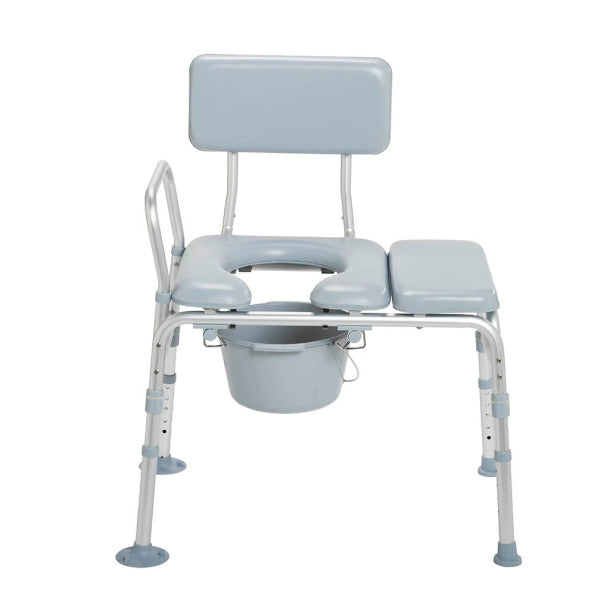 Combination Padded Transfer Bench/Commode