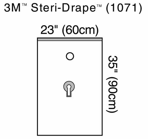 Bx/10 Drape Urological 60 x 90CM