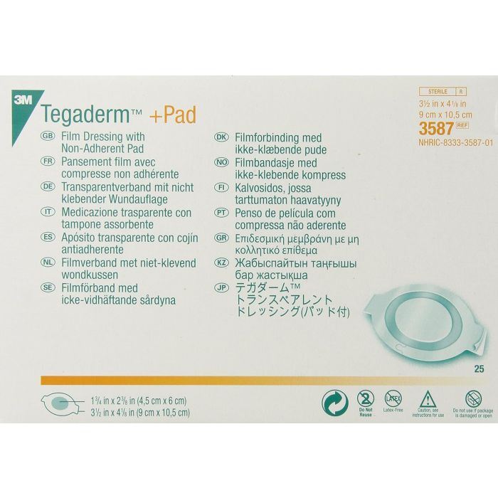3M Tegaderm+Pad Film Dressing with Non-Adherent Pad