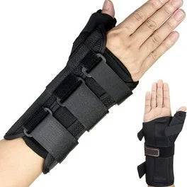 Ea/1 Wrist-Thumb Splint, 6", Maximum Support Left, Medium, Black