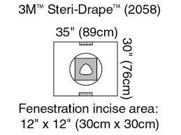 Bx/10 Drape-Steri Aperture Pouch 35In X 30In