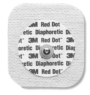 Cs/20 (Bg/50) Electrode Ecg Adult Cloth Diaphoretic Red Dot