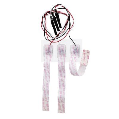 Pk/3 Electrode Ecg Diag Stress Neonate Cloth Limb Band Solid Gel 3W/Lead Wire Red Do
