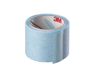 Bx/100 Kind Removal Silicone Tape, Blue, Single Use 1In X 1.5Yrds