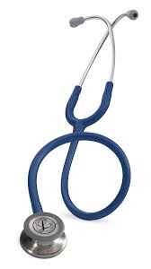 Ea/1 Littmann Classic Iii Stethoscope 27" Tube Navy W/ Standard Finish Adult & Pediatric Chestpiece W/ Open Bell Single-Piece Tunable Diaphragm No Rubber Latex Or Phthalate Plasticizers