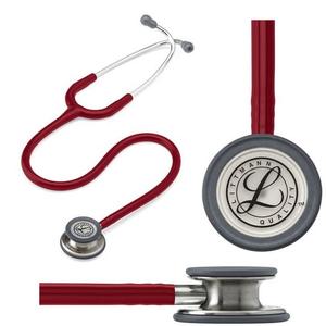 Ea/1 Littmann Classic Iii Stethoscope 27" Tube Burgundy W/ Standard Finish Adult & Pediatric Chestpiece W/ Open Bell Single-Piece Tunable Diaphragm No Rubber Latex Or Phthalate Plasticizers