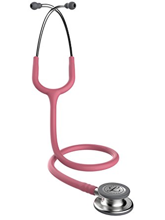 Ea/1 Littmann Classic Iii Stethoscope 27" Tube Pearl Pink W/ Standard Finish Adult & Pediatric Chestpiece W/ Open Bell Single-Piece Tunable Diaphragm No Rubber Latex Or Phthalate Plasticizers