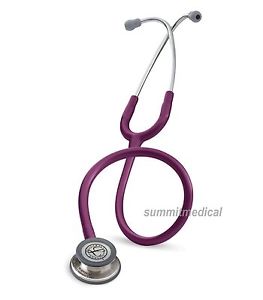 Ea/1 Littmann Classic Iii Stethoscope 27" Tube Plum W/ Standard Finish Adult & Pediatric Chestpiece W/ Open Bell Single-Piece Tunable Diaphragm No Rubber Latex Or Phthalate Plasticizers