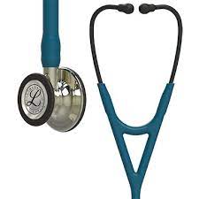 Ea/1 Littmann Cardio Iv 27" Stethoscope Caribbean Blue W/ Champagne Finish Tunable Dual-Sided Chestpiece Adult & Pediatric Latex-Free