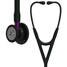 Ea/1 Littman Cardiology Iv Stethoscope 27", Brass Chest Piece Finish, Black.