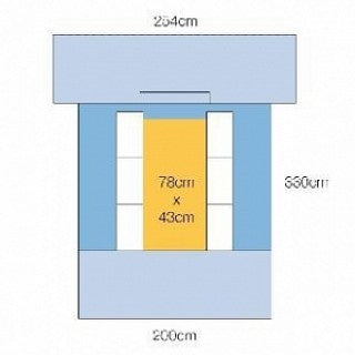 Ea/1 Drape Cardiovascular Sheet With Ioban 2 Incise Film