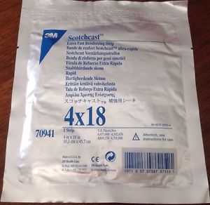 Bx/10 Strip/Sheet Reinforcement Cast/Splint Open Weave Fiberglass/Resin 4In X 18In