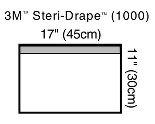 Ca/1 Steri-Drape Roll Prep Drape w/ Dispenser 11″ x 25YD Plastic w/ Adhesive Strip Non-Sterile