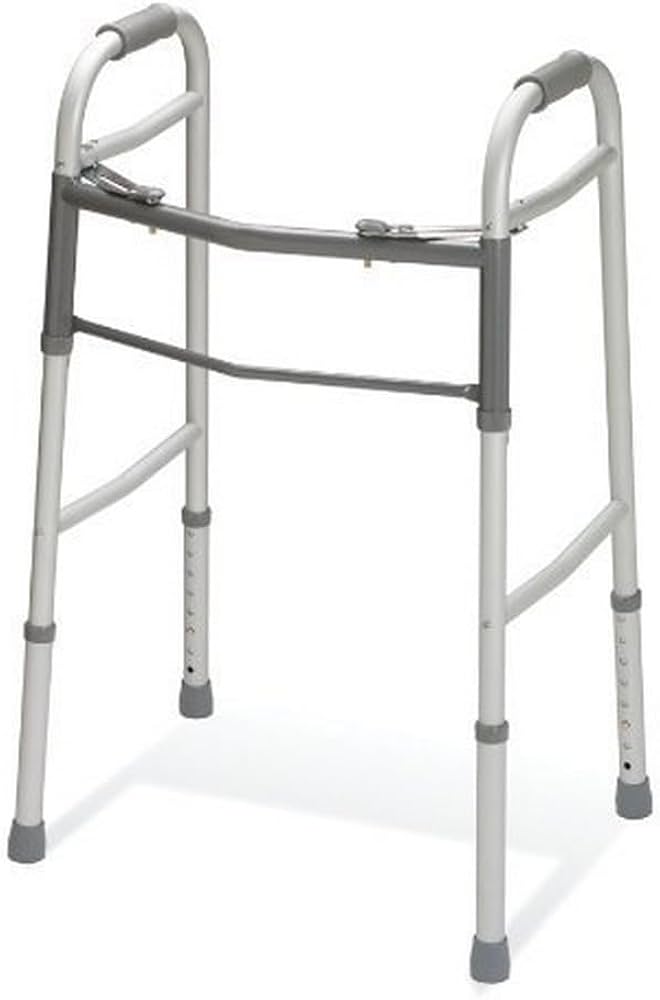 Walker 2-button Fold Adj W/o Whls Jr