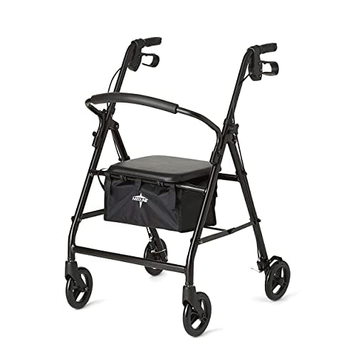 Medline Basic Steel Rollator with 6" Wheels