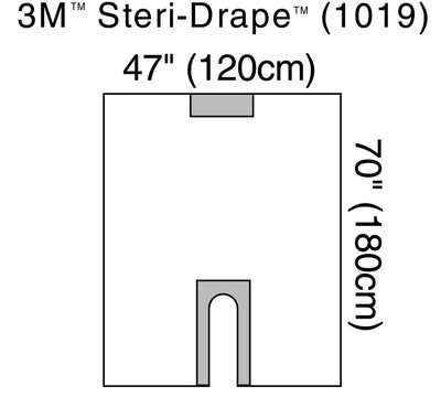 Bx/10 Drape Long U 119.4 x 180.3CM