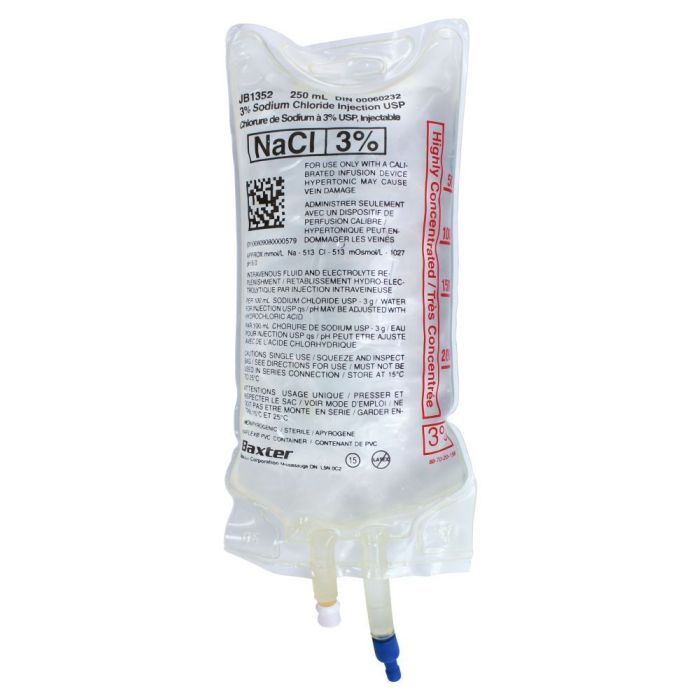 Baxter 3% Sodium Chloride Injection Solution USP