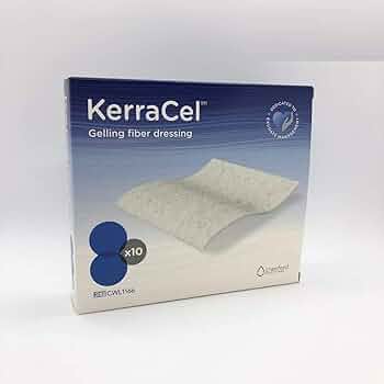 Bx/10 Kerracel Gelling Fibre Dressing 10Cm X 10Cm