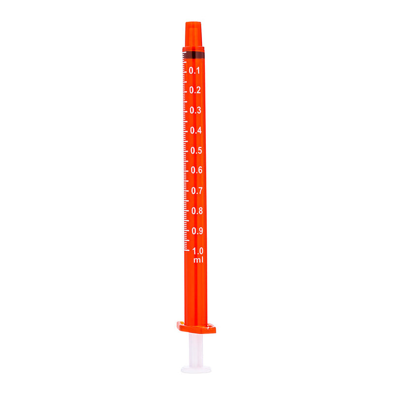 BX/100 - SOL-M 3ml Oral Dispensing Syringe Amber w/Tip Cap