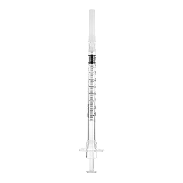 BX/25 - SOL-CARE 1ml Safety Syringe Allergy Tray 26G*3/8'' IDB