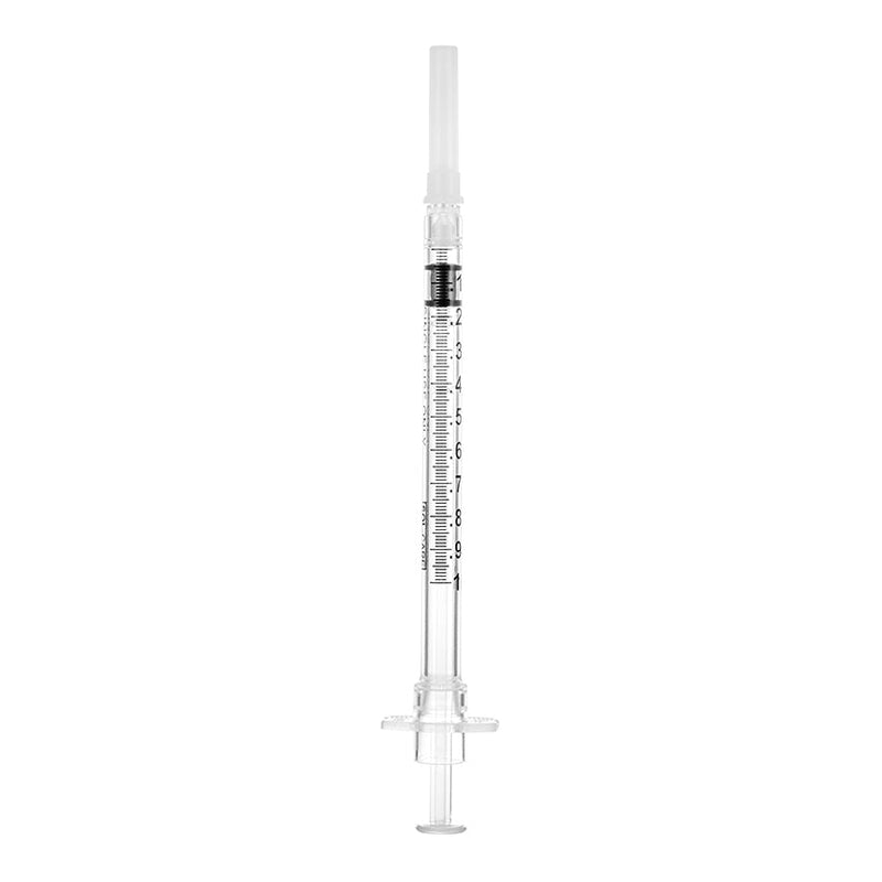 BX/25 - SOL-CARE 1ml Safety Syringe Allergy Tray 26G*3/8'' IDB