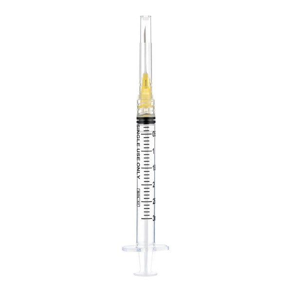 BX/100 - SOL-M 3ml Luer Lock Syringe w/Exch Needle 22G*1''