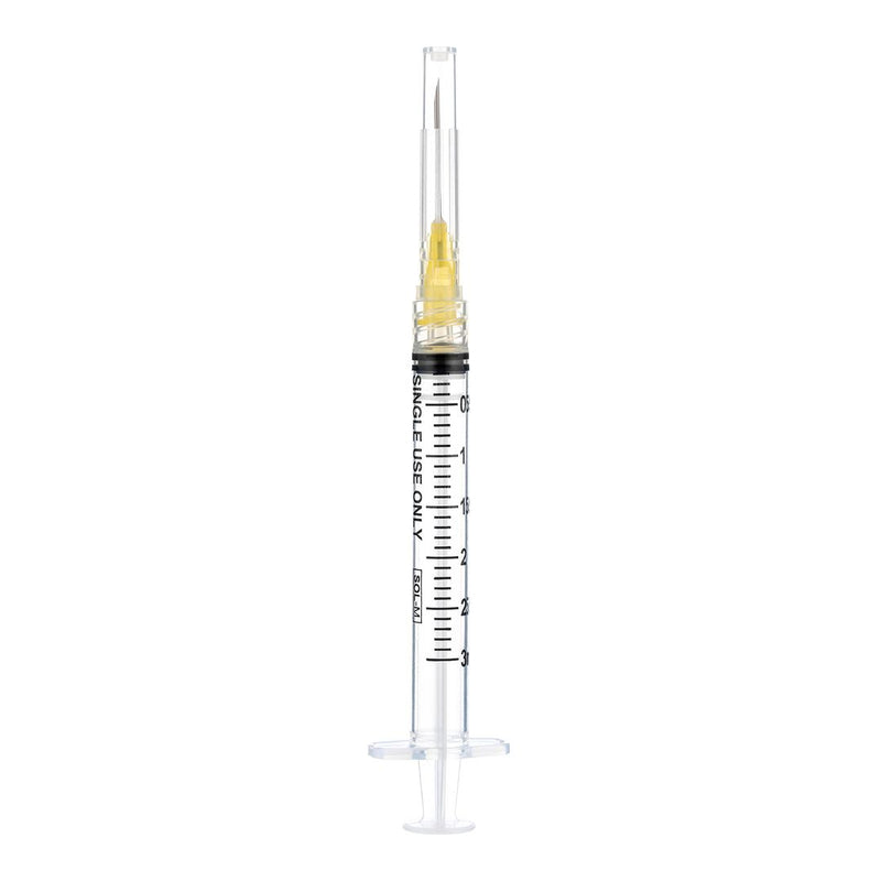 BX/100 - SOL-M 3ml Luer Lock Syringe w/Exch Needle 25G*5/8''