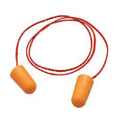 Bx/100Pr Ear Plug Polyurethane Foam Orange Corded Tapered Hypoallergenic