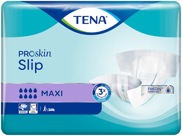 TENA Slip Maxi Small - New Cloth-Like Exterior Briefs