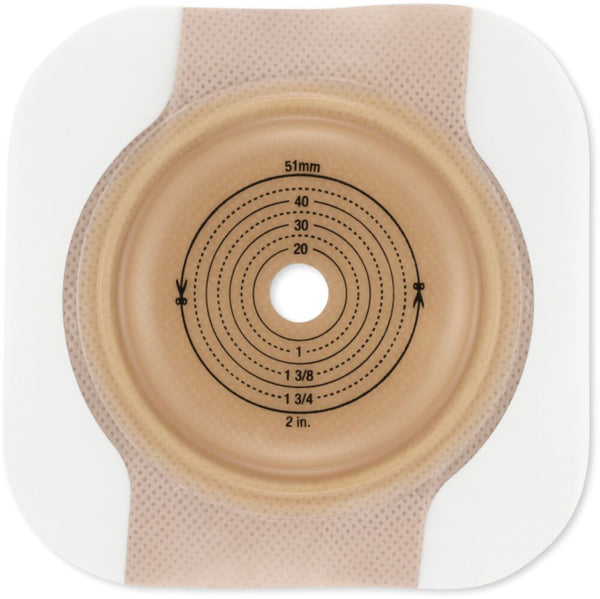 New Image 2pc Pouch Ock'n Roll Close Drain Ostomy Kit Ceraplus Barrier W/ Tape 2 1/4" Flange
