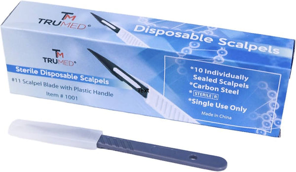 Scalpel Blade Only #11 Sterile Stainless Steel Disposable