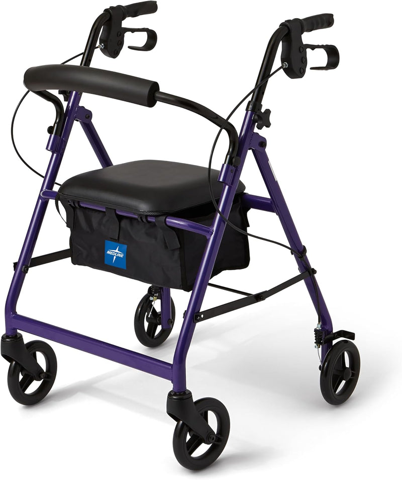 Medline Basic Rollator, 6" Wheels