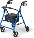 Medline Basic Steel Rollator with 6" Wheels