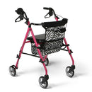 Rollator Pink With Zebra Print