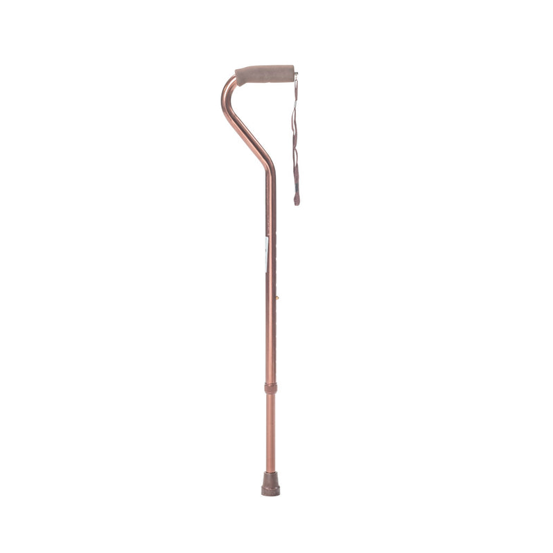 Offset Handle Aluminum Cane