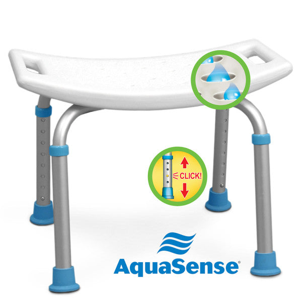 AquaSense Adjustable Bath Seat without Backrest