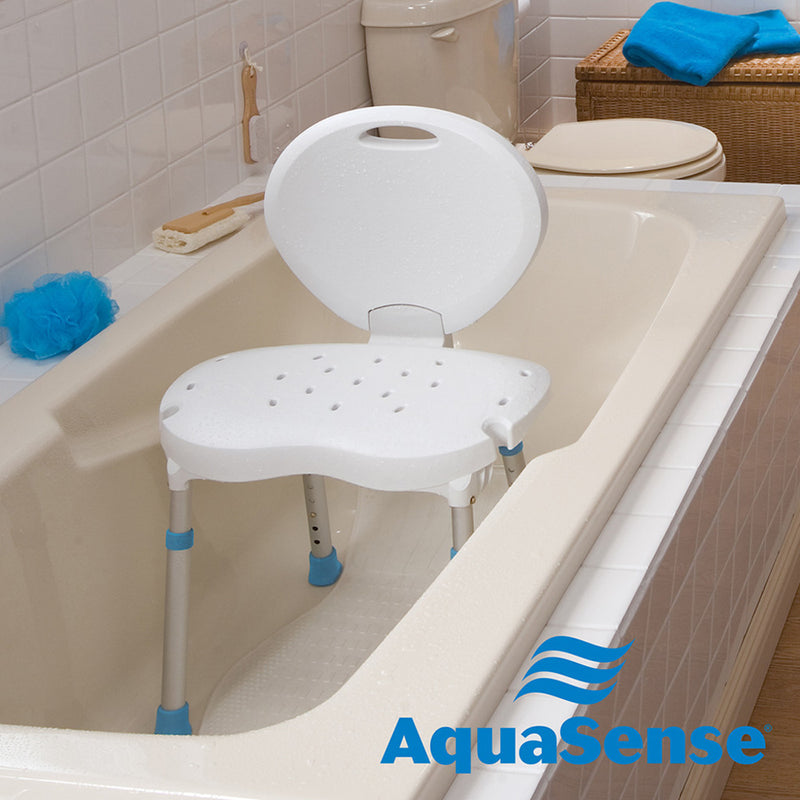 AquaSense Ergonomic Folding Bath Seat